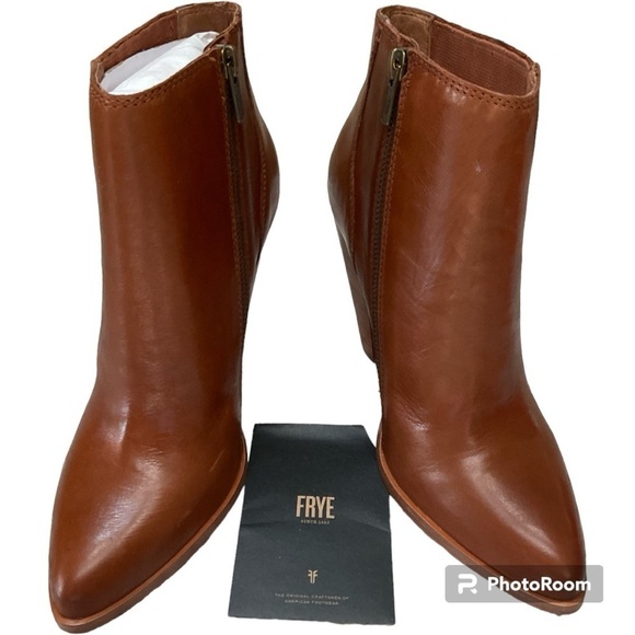FRYE WOMENS REMY CHELSEA BOOTS SADDLE NEW 7.5 M - Picture 2 of 10